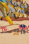 Load image into Gallery viewer, Framed Vintage Needlework of the American Colonial Patriotic ‘Spirit of ‘76’