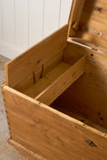 Load image into Gallery viewer, 19th Century English Pine Dome Top Blanket Chest