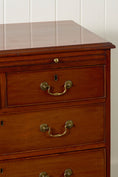 Load image into Gallery viewer, Georgian Mahogany Chest of Drawers 2-Over-3 with Brushing Slide