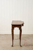 Load image into Gallery viewer, 19th Century Dutch Marquetry Serpentine Console on Padded Feet