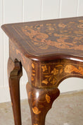 Load image into Gallery viewer, 19th Century Dutch Marquetry Serpentine Console on Padded Feet