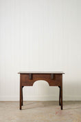 Load image into Gallery viewer, 19th Century English Oak Lowboy on Padded Feet