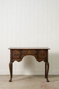 Load image into Gallery viewer, 19th Century English Oak Lowboy on Padded Feet