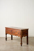 Load image into Gallery viewer, 18th Century 2 Drawer Oak Dresser Base