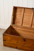 Load image into Gallery viewer, 19th Century English Campaign Trunk