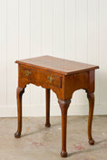 Load image into Gallery viewer, Single Drawer Georgian Mahogany & Walnut Low Boy With Cabriole Legs