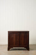 Load image into Gallery viewer, 19th Century English Mahogany Bowfront 3-Drawer Chest with Brushing Slide