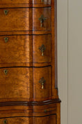 Load image into Gallery viewer, Early 18th Century Queen Anne Burl Serpentine Tall Boy (c. 1700)