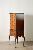 Load image into Gallery viewer, Early 18th Century Queen Anne Burl Serpentine Tall Boy (c. 1700)