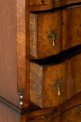 Load image into Gallery viewer, Early 18th Century Queen Anne Burl Serpentine Tall Boy (c. 1700)