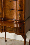 Load image into Gallery viewer, Early 18th Century Queen Anne Burl Serpentine Tall Boy (c. 1700)