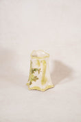 Load image into Gallery viewer, Hand Painted + Stamped Ceramic Floral Pitcher (c. 1945)