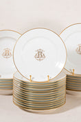 Load image into Gallery viewer, 55 PIECE COLLECTION | 19th Century French Sèvres Porcelain China Monogrammed with 'B' (c. 1874)