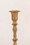 Load image into Gallery viewer, Vintage Brass Candlestick with Square Base