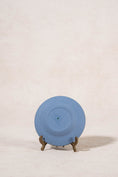 Load image into Gallery viewer, Wedgwood Blue Jasperware Seal of North Carolina Trinket Plate