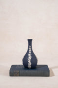 Load image into Gallery viewer, Vintage Wedgewood Jasperware Dark Blue Bud Vase