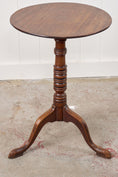 Load image into Gallery viewer, Antique Walnut Stem Side Table (c.1850)
