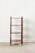 Load image into Gallery viewer, Victorian Rosewood Whatnot with Scalloped Edge