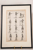 Load image into Gallery viewer, Antique English Black + White Military Engraving