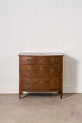 Load image into Gallery viewer, 19th Century English Burl Walnut 3-Drawer Chest with Ring Pulls