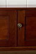 Load image into Gallery viewer, Wall Hanging English Mahogany Two-Tier Shelf with Cupboard