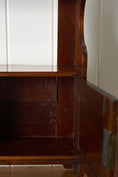 Load image into Gallery viewer, Wall Hanging English Mahogany Two-Tier Shelf with Cupboard