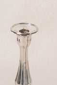 Load image into Gallery viewer, PAIR Antique English Silver Plate Candleholders (c. 1900)