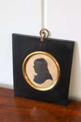 Load image into Gallery viewer, 19th Century Silhouette Portrait Of Bald Man