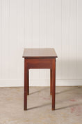 Load image into Gallery viewer, Georgian Mahogany Single Drawer Side Table with Swan Pulls