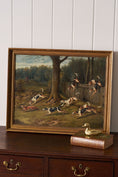 Load image into Gallery viewer, 19th Century Oil On Board 'Gone Away' Signed by John Arnold Wheeler (1821-1903) In Gold Frame