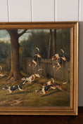 Load image into Gallery viewer, 19th Century Oil On Board 'Gone Away' Signed by John Arnold Wheeler (1821-1903) In Gold Frame