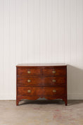 Load image into Gallery viewer, 19th Century Victorian Flame Mahogany Bowfront Chest With Urn Hardware