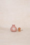 Load image into Gallery viewer, Wedgwood Pink Jasperware Petite Vase With Floral Motif