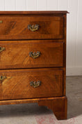 Load image into Gallery viewer, 19th Century Walnut Crossbanded 3-Drawer Chest