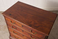 Load image into Gallery viewer, Mahogany Small Four Height Chest (Original Brass Swan Handles)