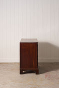 Load image into Gallery viewer, Mahogany Small Four Height Chest (Original Brass Swan Handles)