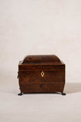 Load image into Gallery viewer, Regency Burl Yew Tea Caddy (c. 1820)