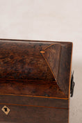 Load image into Gallery viewer, Regency Burl Yew Tea Caddy (c. 1820)