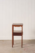 Load image into Gallery viewer, Antique Mahogany Side Table With Drawer