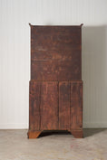 Load image into Gallery viewer, Early 19th Century Astral Glazed Burl Mahogany Bureau Bookcase