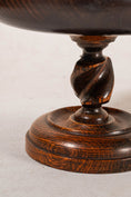 Load image into Gallery viewer, Antique English Oak Barley Twist Compote (c. 1900)