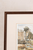 Load image into Gallery viewer, Mid Century Signed Original Watercolor of Cornwall Harbour