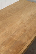 Load image into Gallery viewer, Spanish Splayed Leg Bleached Oak Dining Table (c. 1900)