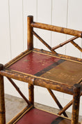 Load image into Gallery viewer, 19th Century Tortoise Bamboo Three Tier Étagère with Original Lacquer (c.1880)