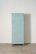 Load image into Gallery viewer, Blue Painted English Pine Single Door Cabinet Cupboard