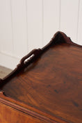 Load image into Gallery viewer, Georgian Inlay Mahogany Night Cabinet with Tray Top (c. 1850)