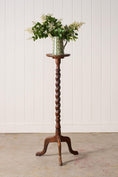 Load image into Gallery viewer, Antique English Barley Twist Plant Stand