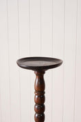Load image into Gallery viewer, Antique English Plant Stand with Bobbin Detailing