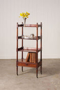Load image into Gallery viewer, 19th Century Walnut Whatnot on Casters