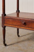Load image into Gallery viewer, 19th Century Walnut Whatnot on Casters